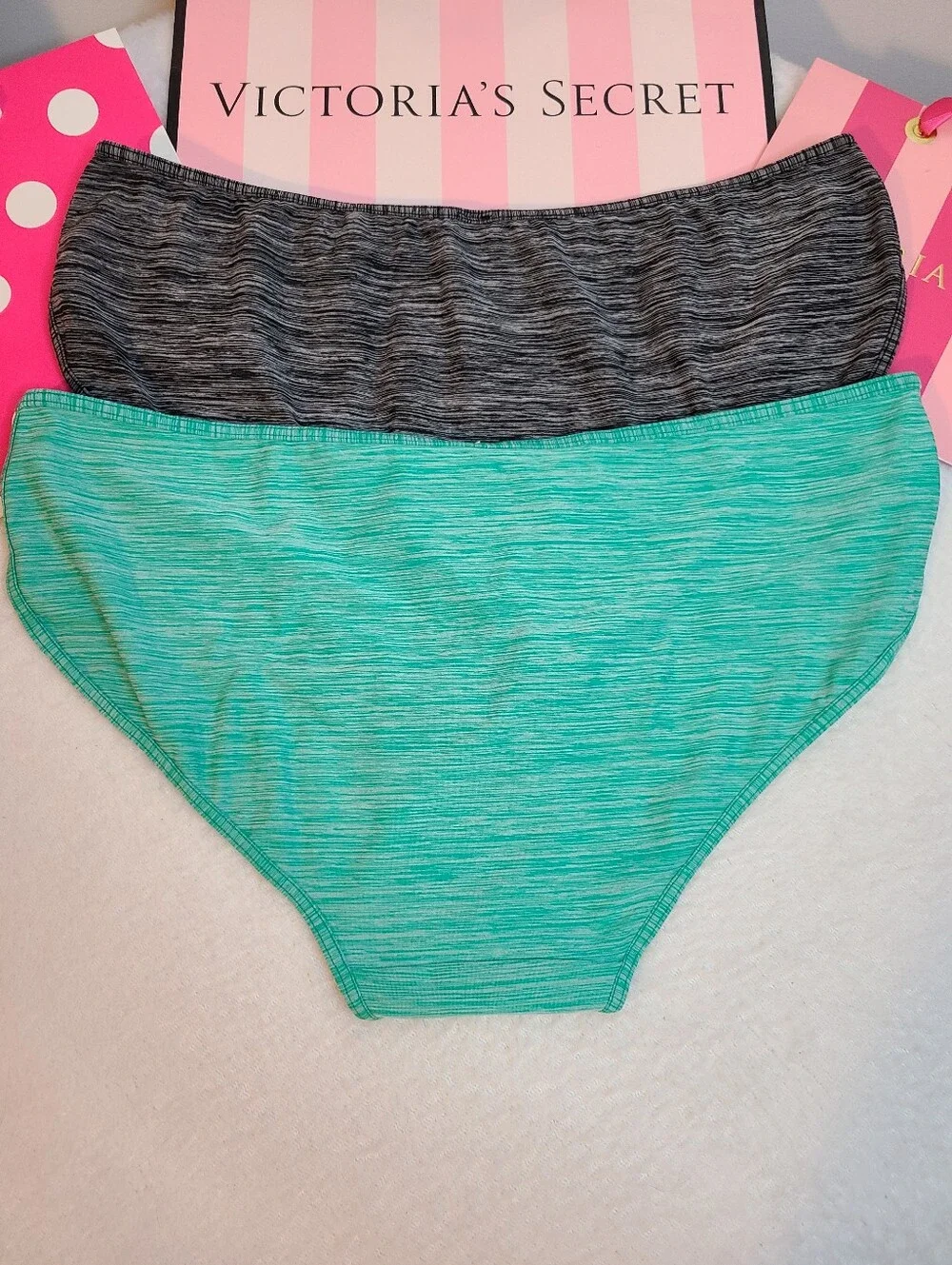 Y2K Victoria's Secret 2pk Everyday Perfect Smooth Microfiber Hipster Panties Lg
